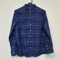 レリアン 長袖シャツ 白 黄 青 オレンジ 綿 ポリエステル 9 C4158 