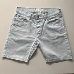 H&M ライトブルー ショートデニムパンツ
