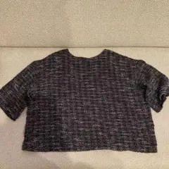 mizuiro ind クロップドトップス 黒とグレー