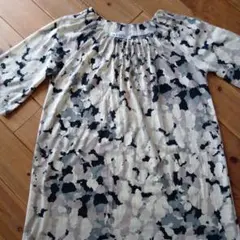 pälis 迷彩圖案 五分袖寬鬆上衣 尺寸9