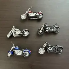 ハーレーダビッドソン ミニチュアバイク 5台セットのサムネイル