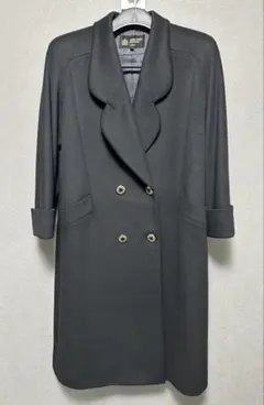ハーディエイミス ブティック　カシミヤ100% ダブルブレストロングコート