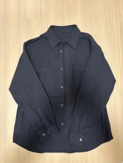 無印良品　両面起毛フランネルシャツジャケット 黒　Ｌサイズ