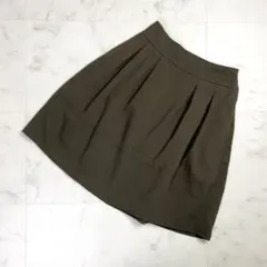 FOXEY BOUTIQUE プリーツフレアスカート 茶色サイズ38*OD303のサムネイル