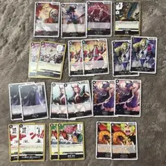 ワンピースカードまとめ売り デッキパーツ黒