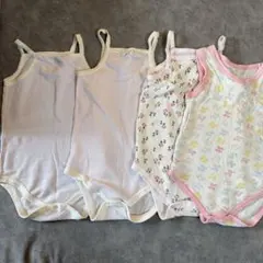 西松屋 ベビー肌着 4枚セット 80センチ 95cm以下