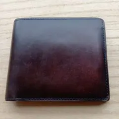 ☆訳あり土屋鞄　コードバン二つ折り財布のサムネイル