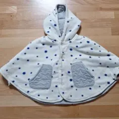 ブランシェス　授乳ケープ　リバーシブルポンチョ　星柄☆