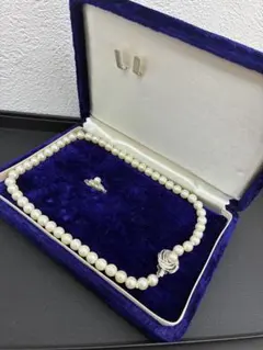 本真珠】 パールネックレス6.78㎜ SIRVER 刻印 総重量25.9g - メルカリ