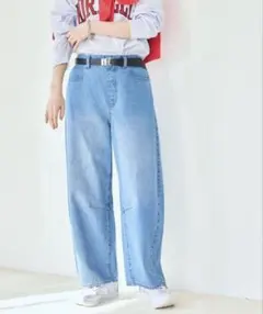 ONKUL掲載商品　カーブデニムパンツ　studio clip M