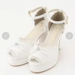LODISPOTTO プリンセスリボンサンダル ホワイト