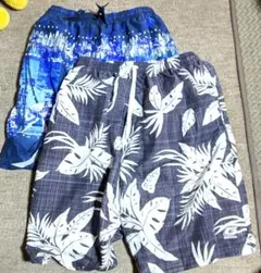 男の子 水着　160サイズ+LLサイズ 2枚 まとめ売り　水泳