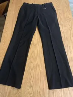 HARE メンズ　スリムフレアパンツ 黒 small
