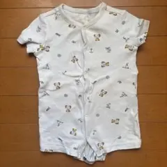 ラルフローレンクマ柄コットンロンパース 70㎝