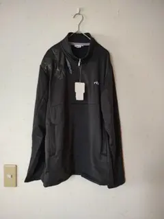 新品タグ付フィラFILA新品裏起毛ジャージ❋ハーフジップメンズLL