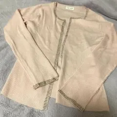 VINO ROUGE ピンクカーディガン Mサイズ