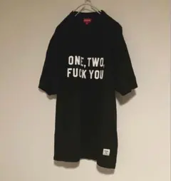 Supreme TシャツONE TWO FUCK YOU ロゴプリントXLサイズのサムネイル