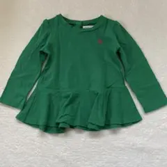 ラルフローレン　ベビー　キッズ　トップス　長袖　ペプラム　カットソー　80