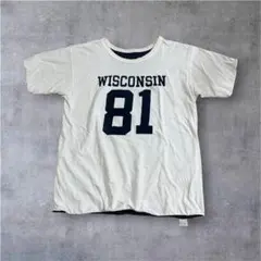 90s リバーシブル Tシャツ フロッキー ナンバリング カレッジ