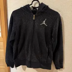 Jordan ブラック パーカー ジッパー付き　NIKE 150