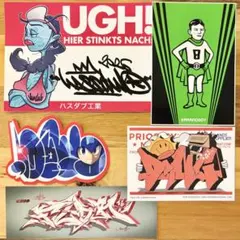 ② グラフィティー ステッカー 5枚セット graffiti グラフィティ