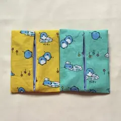 ポケットティッシュケース　普通サイズ　k85 ペンギン