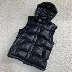【新品未使用】バーバリーブラックレーベル ホワイトグース ダウンベスト BURBERRY BLACK LABEL（バーバリーブラックレーベル） チェック