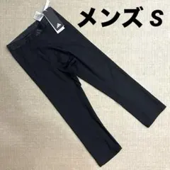 adidas ブラック タイツメンズS　7分丈　テックフィット 3/4 タイツ