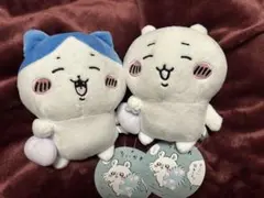 ちいかわ 採取ぬいぐるみ マスコット　ちいかわハチワレ2点セット