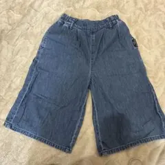 デニムガウチョパンツ