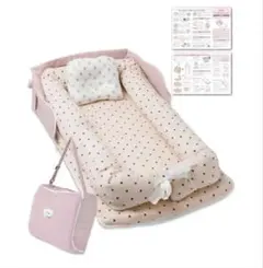 〈美品•クリーニング済〉Rozally ベッドインベッド ピンク×ピンク