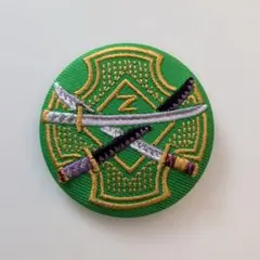 ワンピース ゾロ 缶バッジ 刺繍缶バッジ