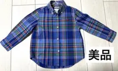 《美品》ラルフローレン　90センチ　シャツ　チェック