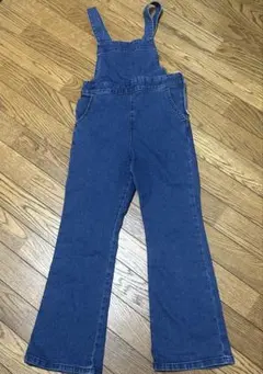 GUデニム　オーバーオール　S