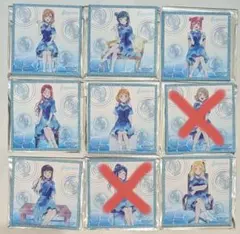 【16枚セット】ラブライブ μ's Aqours トレーディング色紙　色紙ケース 16枚セット】ラブライブ μ's Aqours トレーディング色紙 色紙ケース