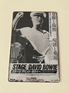 DAVID BOWIE STAGE ブリキ看板