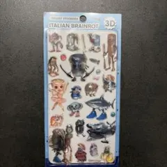 ITALIAN BRAINROT 3Dリリーフステッカー