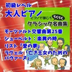 美品【ピアノソロ楽譜】大人ピアノ初級 クラシック名曲集2 ショパンノクターン遺作