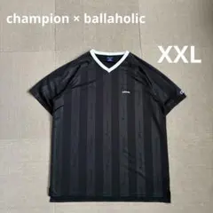 チャンピオン ボーラホリック コラボ ゲームシャツ Tシャツ 半袖 黒 XXL