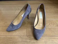 Macintosh philosophy グレー　ポインテッドトゥパンプス