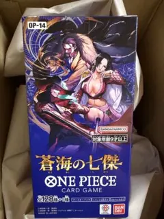 ワンピースカードゲーム 蒼海の七傑＆受け継がれる意志 未開封BOX 箱に