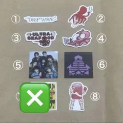 龍宮城 ステッカー まとめ売り あっかんべ - メルカリ