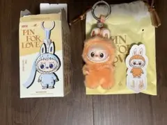 【正規品】Labubu 【Ｊ】PIN FOR LOVE イニシャル