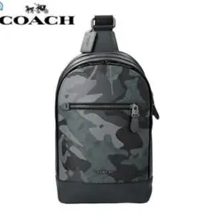 ジャンク COACH コーチ ボディバッグ ショルダーバッグ シグネチャー迷彩