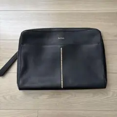 ポールスミス インセットマルチストライプ クラッチバッグ