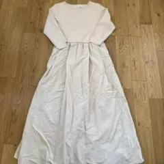 ROPÉ PICNIC ベージュ 長袖ニットワンピース 38