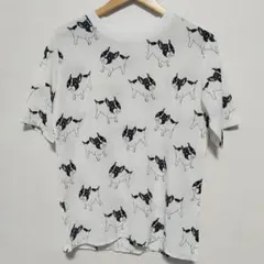 Lサイズ相当 ウィメンズ felt maglietta パグ Tシャツのサムネイル