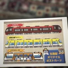 近鉄 生駒駅 オリジナルポストカード 鉄道グッズポストカード