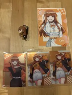 issy様専用　カラフルピーチ　えと　カードラバーチャーム