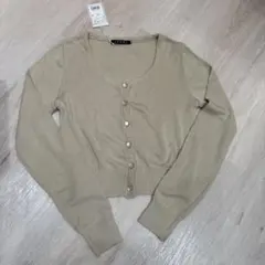 新品　INGNIベージュカーディガン